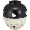 Cute Dinnerware Monochrome Animal Soup Bowl and Rice Bowl Set,