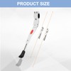 sourcing map Back Bike Kickstand Aluminium Adjustment Bicycle Single-Side Kick