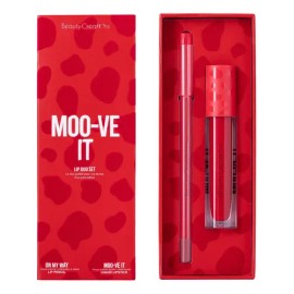 Kit Labial Mate Beauty Creations Availabilippy  Delineador Color Moo-ve It                                                                            