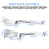 KIBBEH All-Purpose Detachable Cooking Tongs, Flexible Spatula Tool for Grilling,