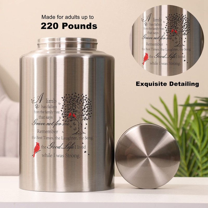 Youdear Memorials Urn for Human Ashes - Adult Cremation Urn