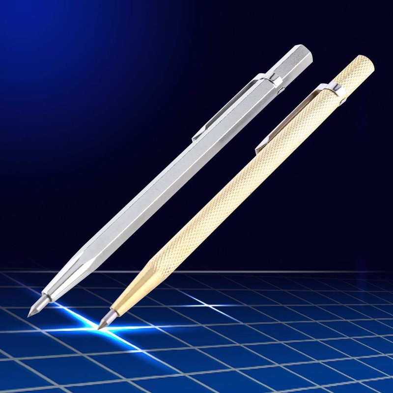 FTVOGUE Pocket Carbide Tip Scriber, Hand Tools Scribers Etching Engraving