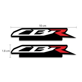 Motorcycle Fairing Sticker Decal, Reflective Vinyl Decal CBR with Strong Stickiness, Sticker CBR Fairing Decal for Honda CBR600RR CBR1000RR Fairing Kit Stickers Decals,Black White Red