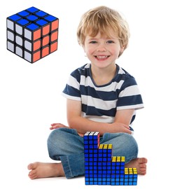 Thyonta 12 PCS Mini Cubes - Mini Cube Puzzle Party Bag Fillers 3*3*3cm Party Bags Fillers for Kids, Christmas Party Bag Fillers for Children