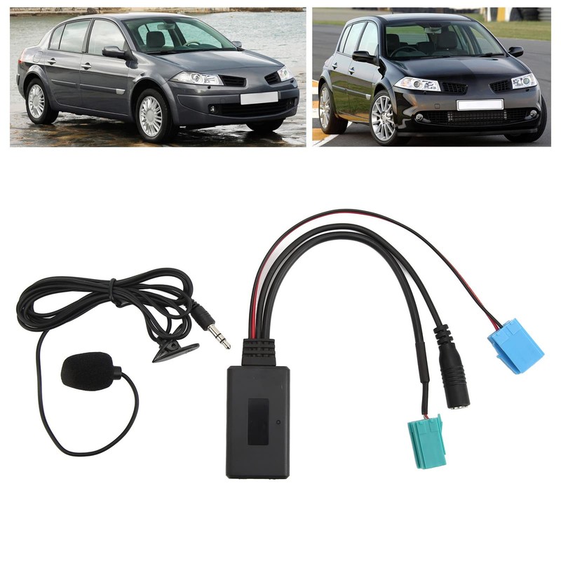 Longzhuo Bluetooth AUX IN Cable Auxiliary Input Adapter Hands-Free Microphone