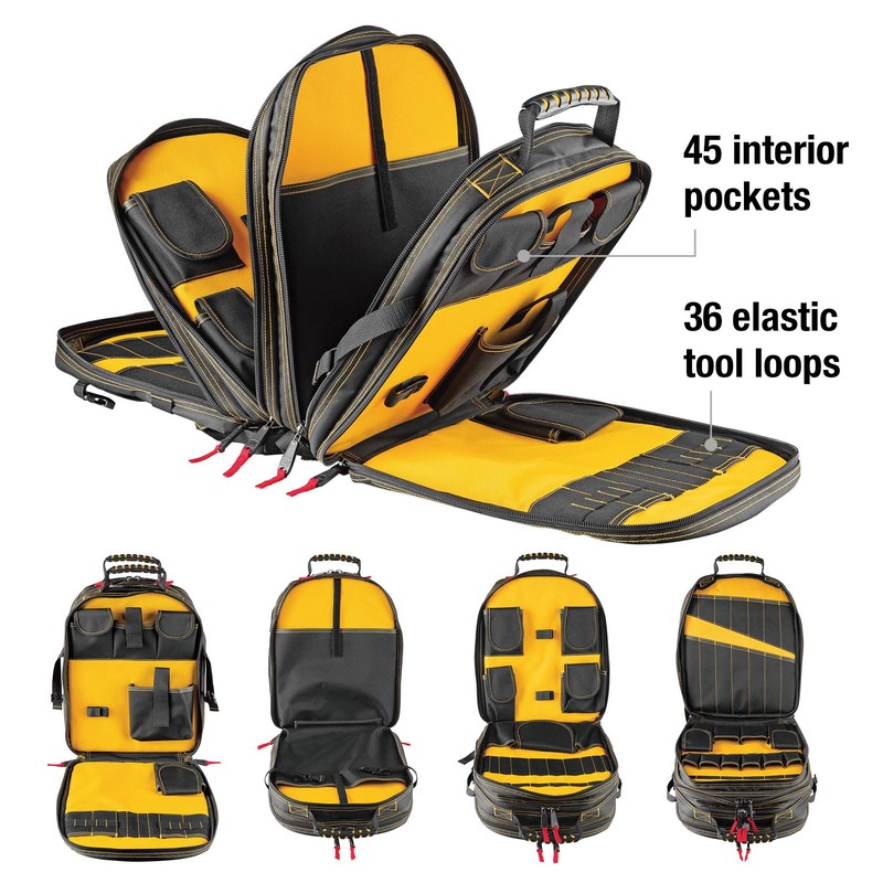 Cat Classic, Black, 17 in. with 46 Pockets