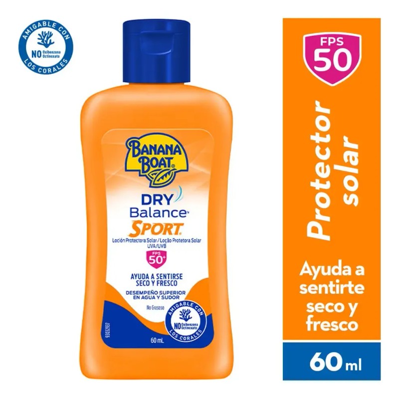 Protector Solar en Loción Banana Boat Dry Balance Sport 50+fps