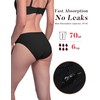 AIRCUTE Washable Leak Proof Incontinence Underwear for Women Absorbency Bladder