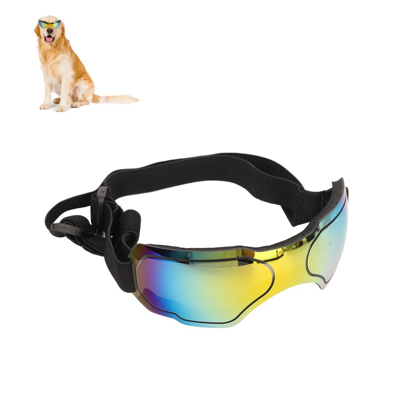Dog Goggles Wind and UV Protection Pet Glasses Dustproof Sunglasses