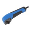 5.9in Right Angle Drill Attachment ABS Alloy Steel Ergonomic Blue