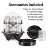Hamilton Beach 3-in-1 Electric Egg Cooker for Hard Boiled Eggs,
