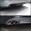 Ymiko 2pcs Car Exhaust Silencer Tip Pipe for A4 B8
