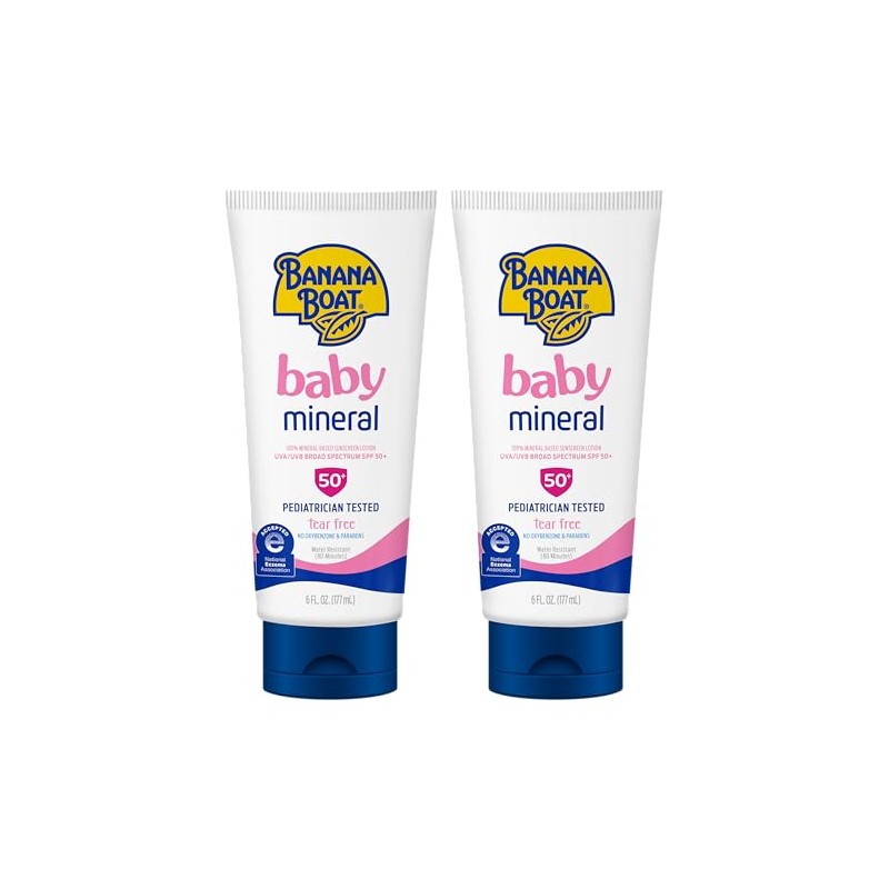 Banana Boat Baby 100% Mineral, Tear-Free, Reef Friendly, Broad Spectrum