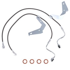 maXpeedingrods Extended Brake Lines for Ford F-250 F-350 Super Duty 4WD 2008-2016 w/4-6" Lift, Front Stainless Steel