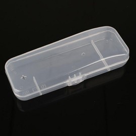 Jinshining White Transparent Shaving Box for Shaver Razor,Razor Protector Plastic Box Cover Container Storage for Manual Razor System，Shaving Accessories，Electric Shavers