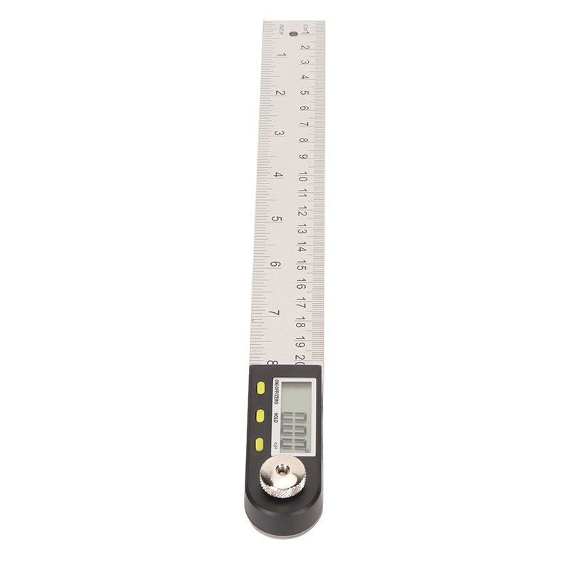 Digital Angle Ruler 200mm 0 to 360 Degree Stainless Steel
