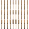 AOKLIT 30 pcs Diamond Chainsaw Sharpener 1/8" Shank,Titanium Plated Burr