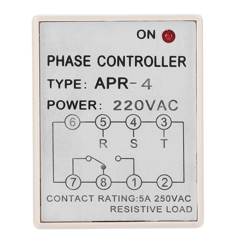APR-4 Phase Loss Reverse Protection Relay Phase Sequence Controller 10A