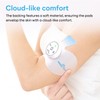 EASY@HOME Adhesive Electrode Pads: 4-Pack, 6.5" x 3", Reusable -