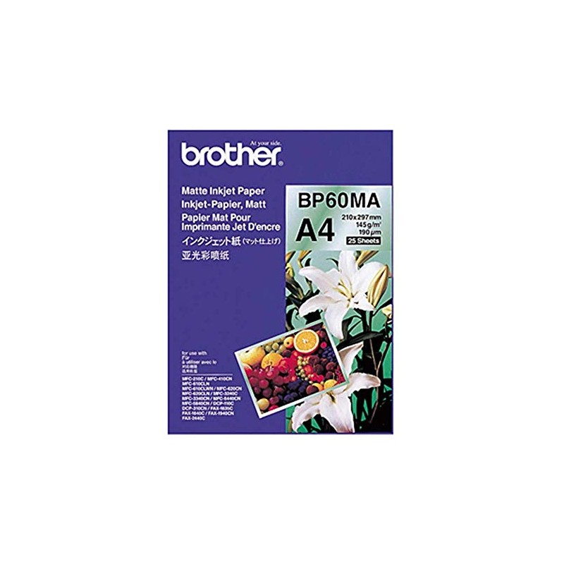 Brother 25 Sheets A4 Matte Inkjet Paper 297mm (W) x