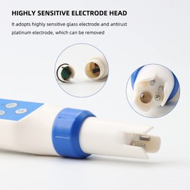mingchengheng PH Meter - PH TDS EC Salt and Temperature Set, Conductivity Meter with High Accuracy and LCD Display, Water Quality Tester (ATC) for Drinking Water/Swimming/Aquarium/Pools