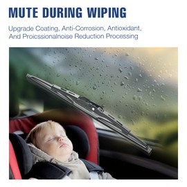 ICEXSNOW 13" Rear Wiper Blade Replacement for Chevy Equinox 2017-2010 Tahoe/Suburban 2020-2015 Honda CRV 2016-2012 GMC Terrain 2017-2010 Yukon 20-15 Escalade 20-15 Rear Windshield Wiper Blade(13-1)