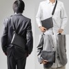Phlox Men's Shoulder Bag, Small, Leather, Cross-Fit, Genuine Leather, Brand,
