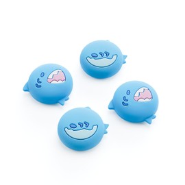GeekShare Switch 2 Silicone Thumb Grip Caps, Joystick Anti-Slip Cover Caps Compatible with Switch 2025,4pcs - Cute Shark