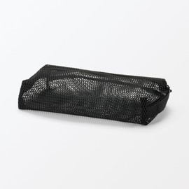 MUJI 84730382 3D Mesh Case, Black, S, Approx. 4.3 x 6.3 x 2.0 inches (11 x 16 x 5 cm)