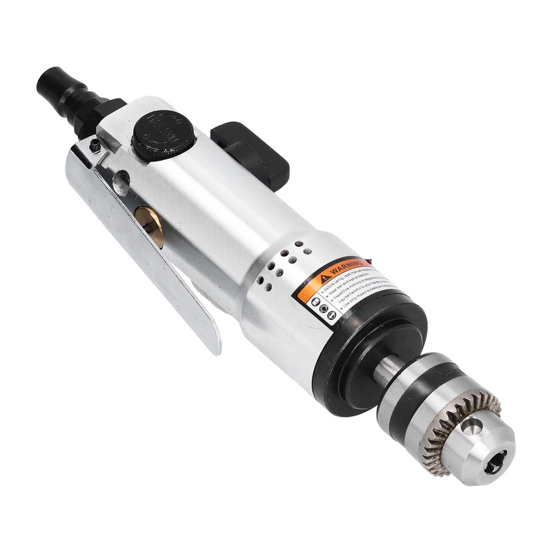 3/8in Chuck Pneumatic Drill StraightType Multifunctional RustProof Durable Industrial Air