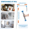 Portable Clothes Rack, Foldable, 13-28 Inch Extendable Clothes Rack, Foldable