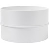 - 4" inch Plastic Inline Backdraft Damper. Connect Exhaust or