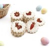 ZADE Mini Easter Cookie Cutters - 17PCS Stainless Steel Easter