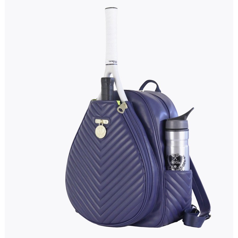 Monaco Chevron Azure Tennis/Pickleball Backpack