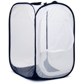 RESTCLOUD 36" Large Monarch Butterfly Habitat, Giant Collapsible Insect Mesh Cage Terrarium Pop-up 24 x 24 x 36 Inches