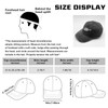 Embroidered Gone Fishing Hats for Men Women, Adjustable Washed Black