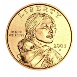 2005 D Sacagawea Dollar US Mint Coin in "Brilliant Uncirculated" Condition X-402