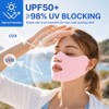 UPF 50+ UV Face Mask for Women - Ice Silk