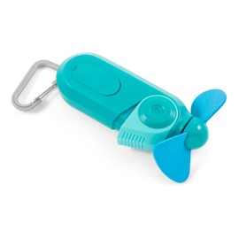 O2COOL Carabiner Sport Misting Fan - Pocket Sized, Portable On-The-Go Battery Powered Cooling