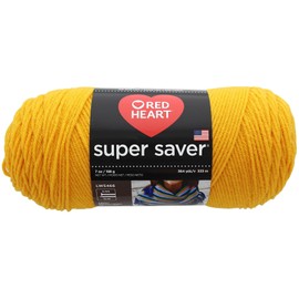 RED HEART E300B-0234 Super Saver yarn, Saffron