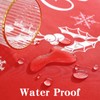 iEvery Round Christmas Tablecloth Wipe Clean Table Cloth 150cm, Polyester