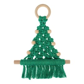 Trimits Make Your Own Macramé Decoration Kit, Festive Green Tree