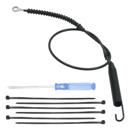 Aynaxcol 946-05124 Deck Engage Cable Kit, Replacement for Craftsman Replacement for Troy-Bilt Replacement for MTD Replacement for Huskee Lawn Mowers, Replaces 746-05124