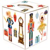 Black Christmas Nutcracker Suite Paper Mache Tissue Box Cover