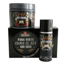 Cera Para Barba Cabello Bigote Óleo Men's Kingdom 4 Piezas