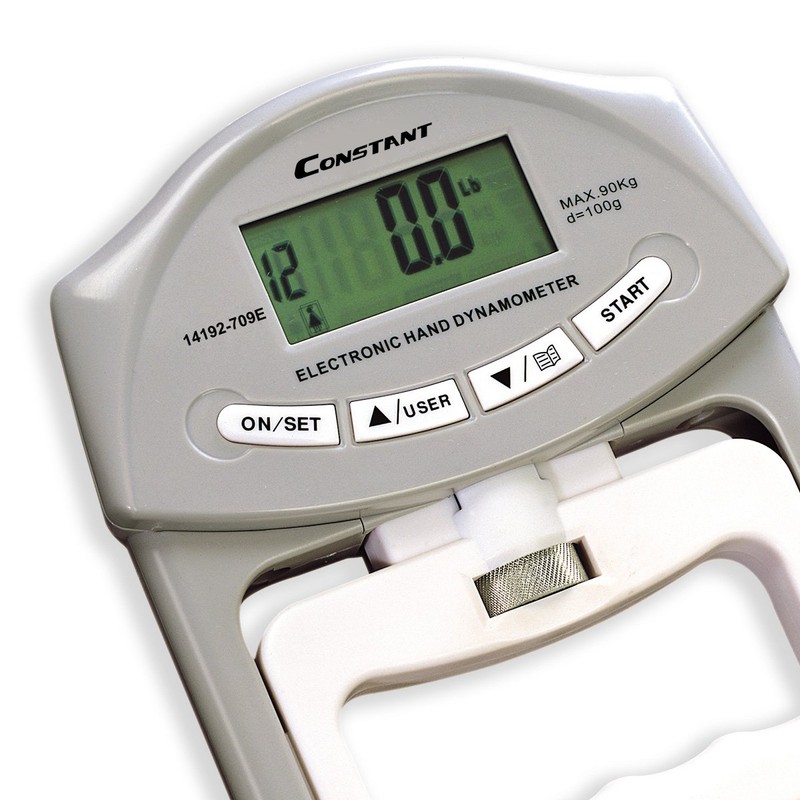 Constant 200 Lbs / 90 Kgs Digital Hand Dynamometer Grip