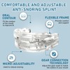 Anti-snoring mouth guard with 2 sizes, C-shape mouth opener, anti-snoring