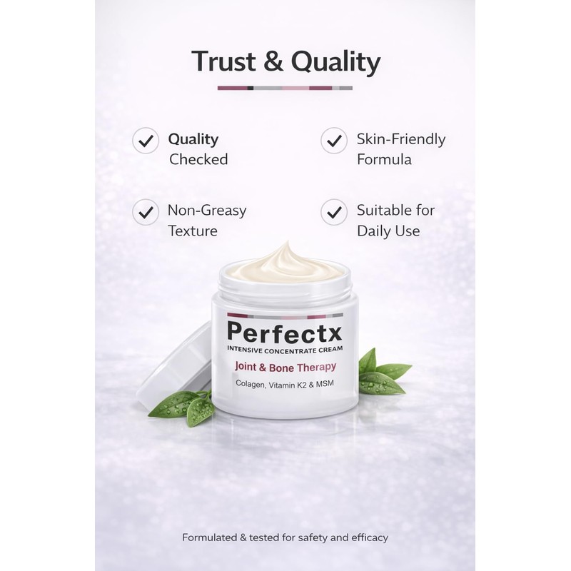 NATUREGURU Perfectx Joint & Bone Support Cream 50g, Intensive Concentrate