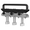 Three-Station Edge Roller Bender,0-90°Bending Angle Metal Bending Tool Standing Seam