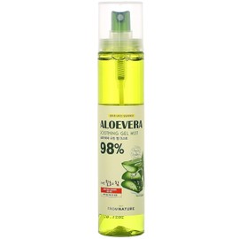 [FROMNATURE] Aloe Vera 98% "Moisture Soothing Gel Mist" - 4 fl oz. (120 ml) [Parebens libre/benzofenona/libre de aceite animal/libre de aceite mineral]